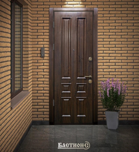 Дверь Бастион-с Оптима отделка панель МДФ ПВХ шпон